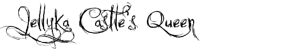 Jellyka Castle's Queen font preview